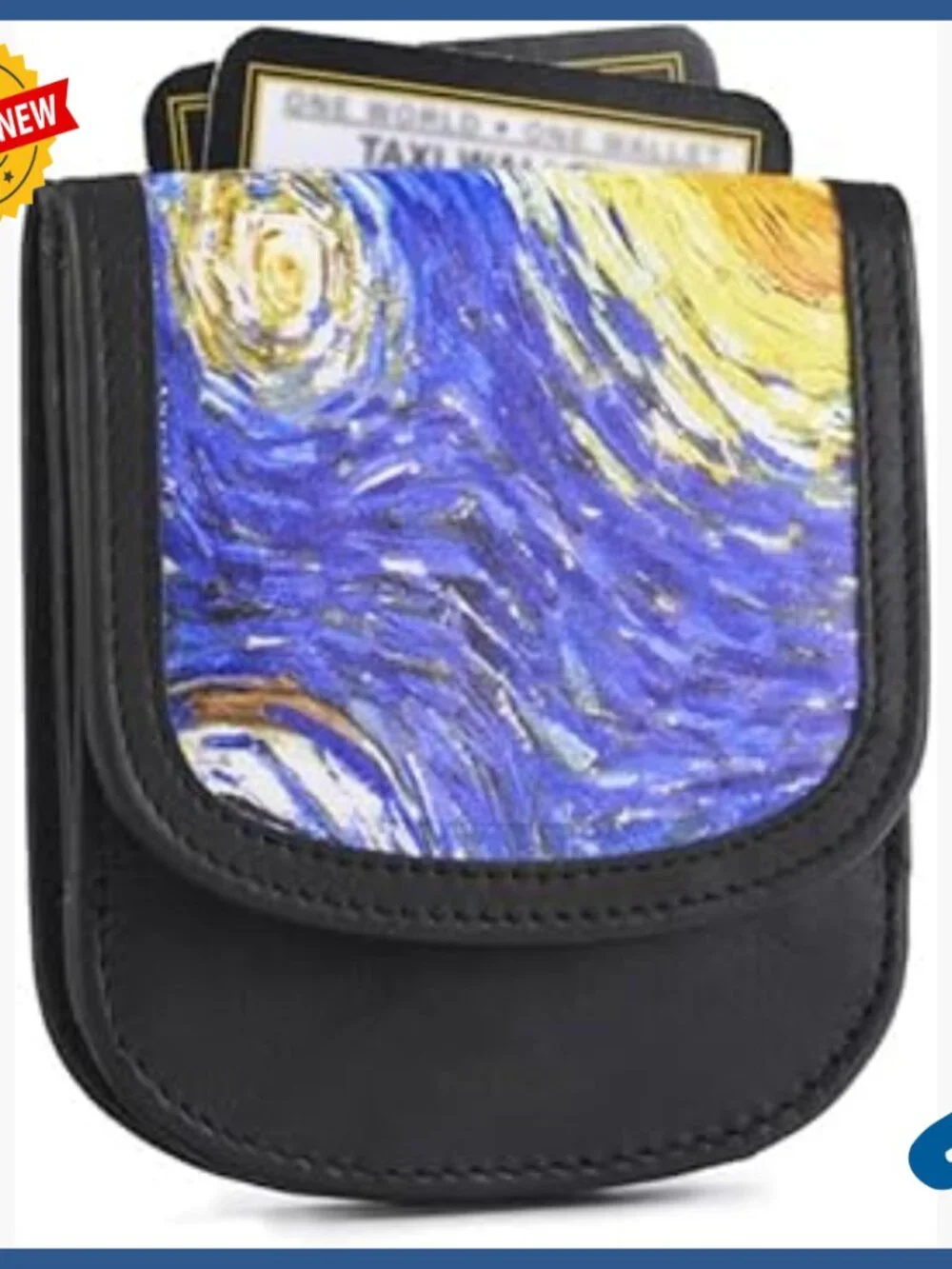 Compact Leather Wallet for Cards Coins Bills ID Front Pocket Folding